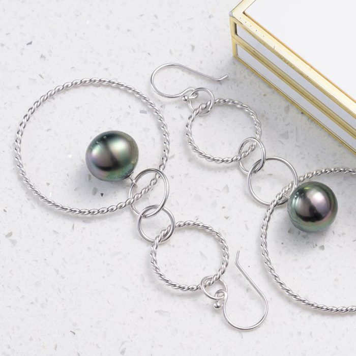 Saturns Second Ring Earrings - Image 2