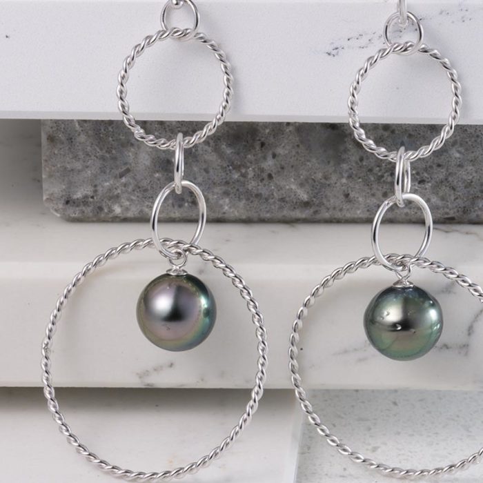 Saturns Second Ring Earrings - Image 3